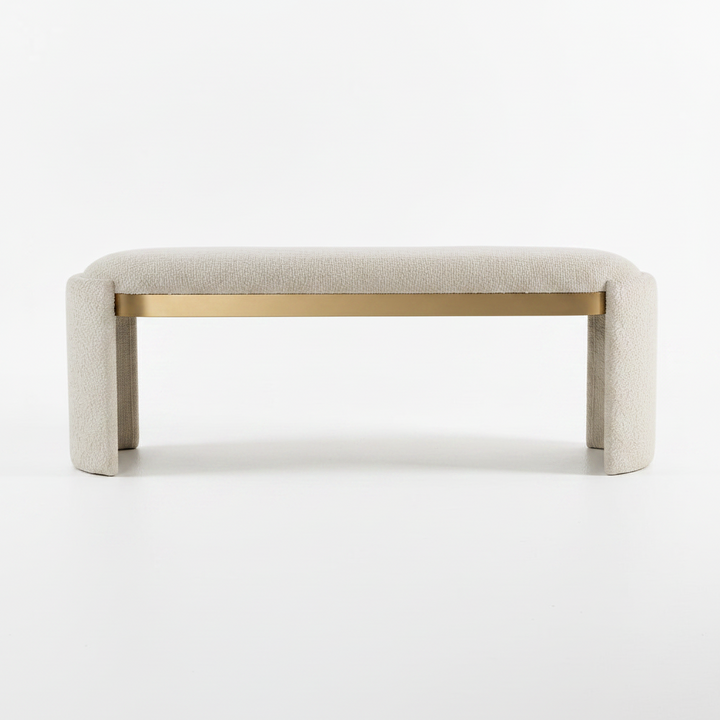 SERENA BOUCLE UPHOLSTERED BENCH
