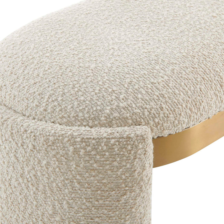 SERENA BOUCLE UPHOLSTERED BENCH