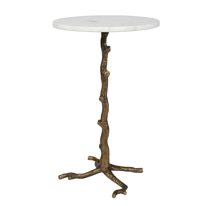 BRANCH INDOOR-OUTDOOR MARBLE ACCENT TABLE