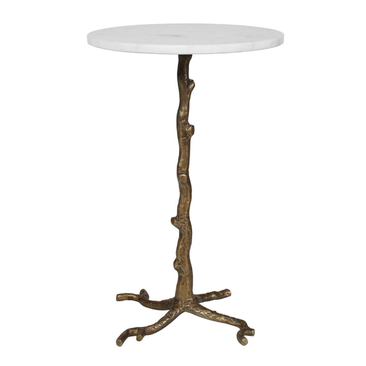 BRANCH INDOOR-OUTDOOR MARBLE ACCENT TABLE