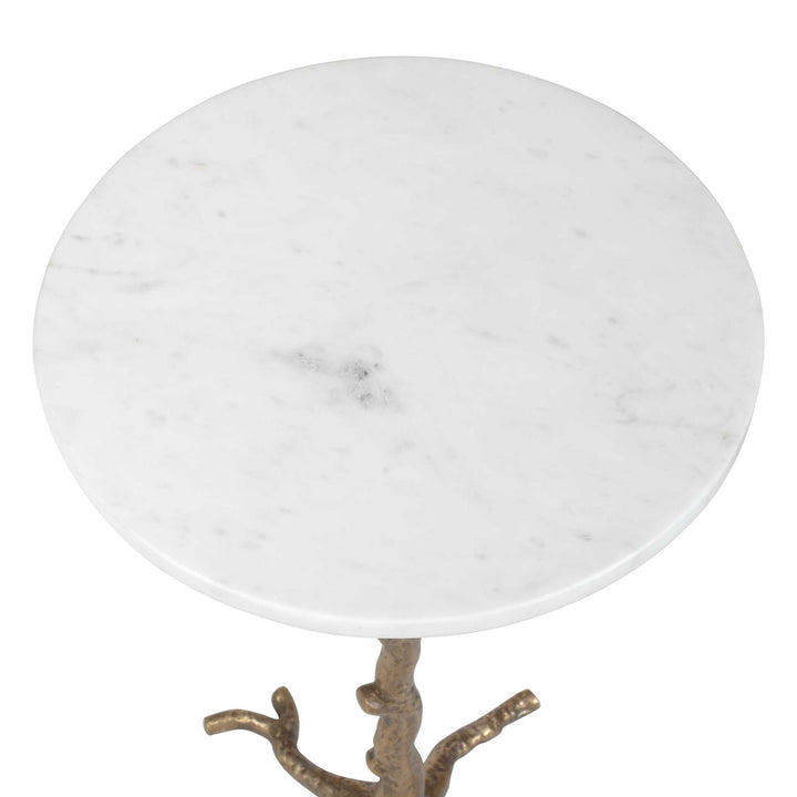 BRANCH INDOOR-OUTDOOR MARBLE ACCENT TABLE