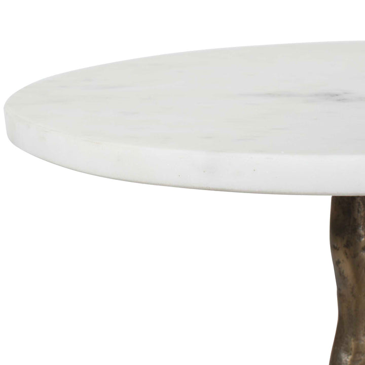 BRANCH INDOOR-OUTDOOR MARBLE ACCENT TABLE