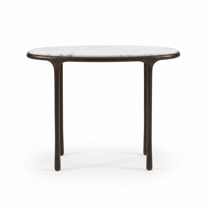 ATA MARBLE TOP ACCENT TABLE