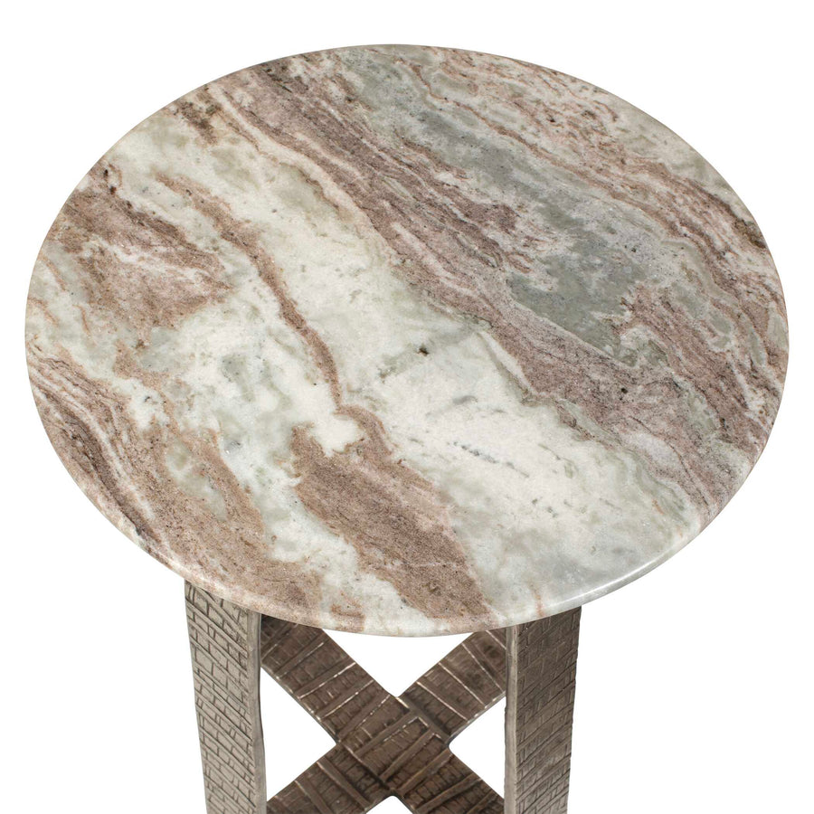 WARNER INDOOR-OUTDOOR SIDE TABLE