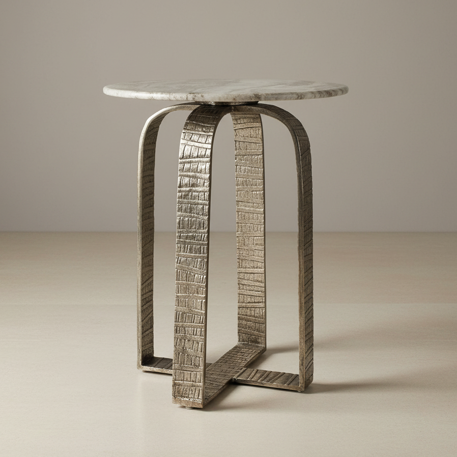 WARNER INDOOR-OUTDOOR SIDE TABLE