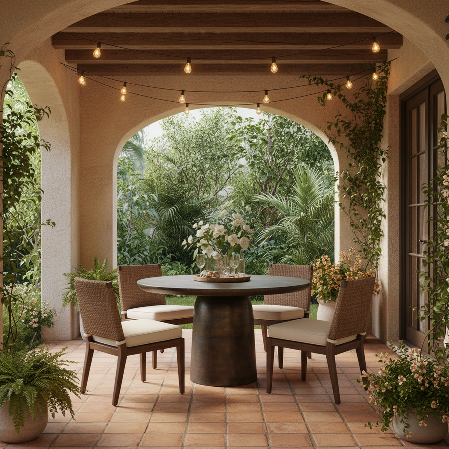 MADRONE BRONZE ALUMINUM BISTRO TABLE