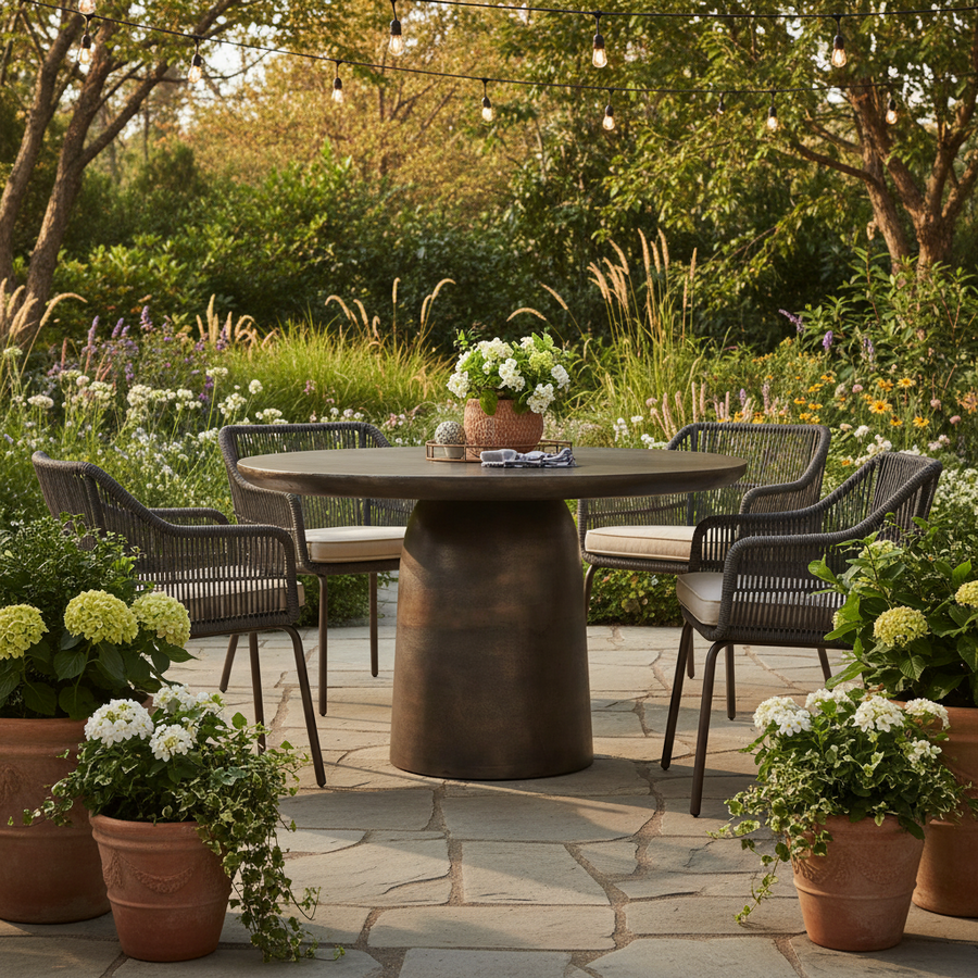 MADRONE BRONZE ALUMINUM BISTRO TABLE