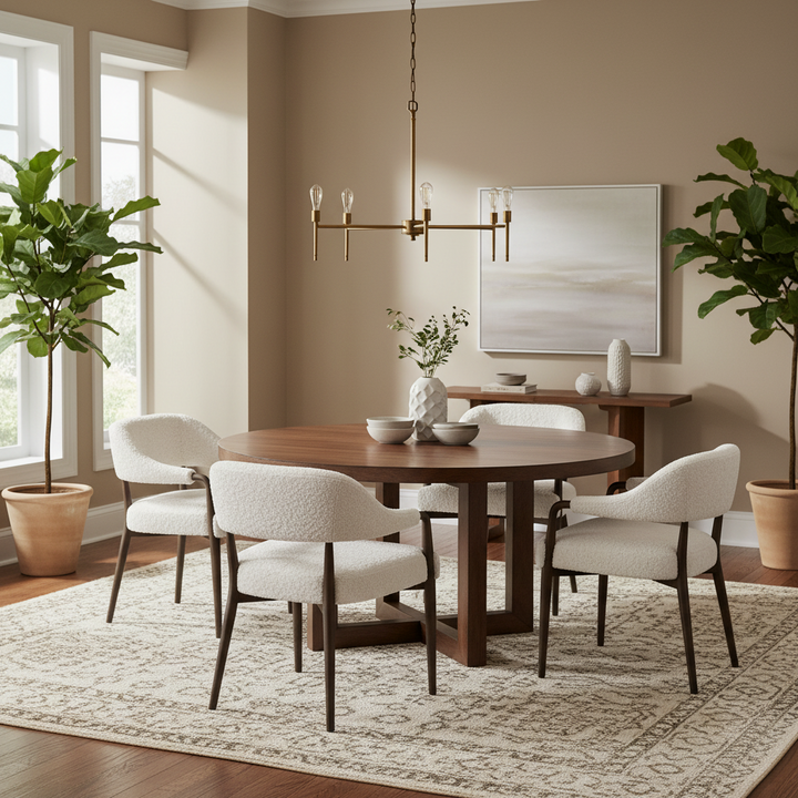 AUSTIN SHEARLING DINING CHAIR