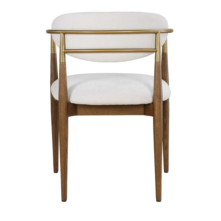 MOXIE WALNUT DINING ARM CHAIR