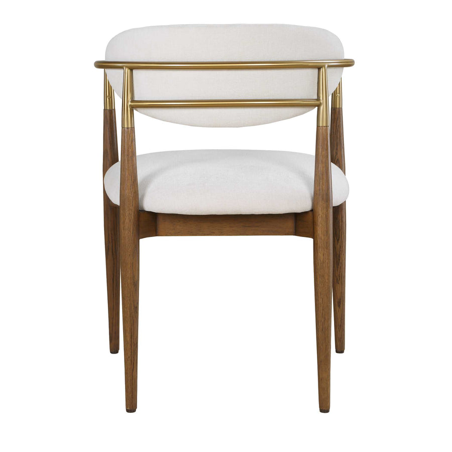 MOXIE WALNUT DINING ARM CHAIR
