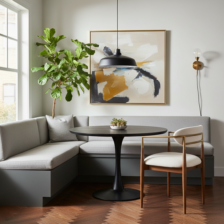 MOXIE WALNUT DINING ARM CHAIR