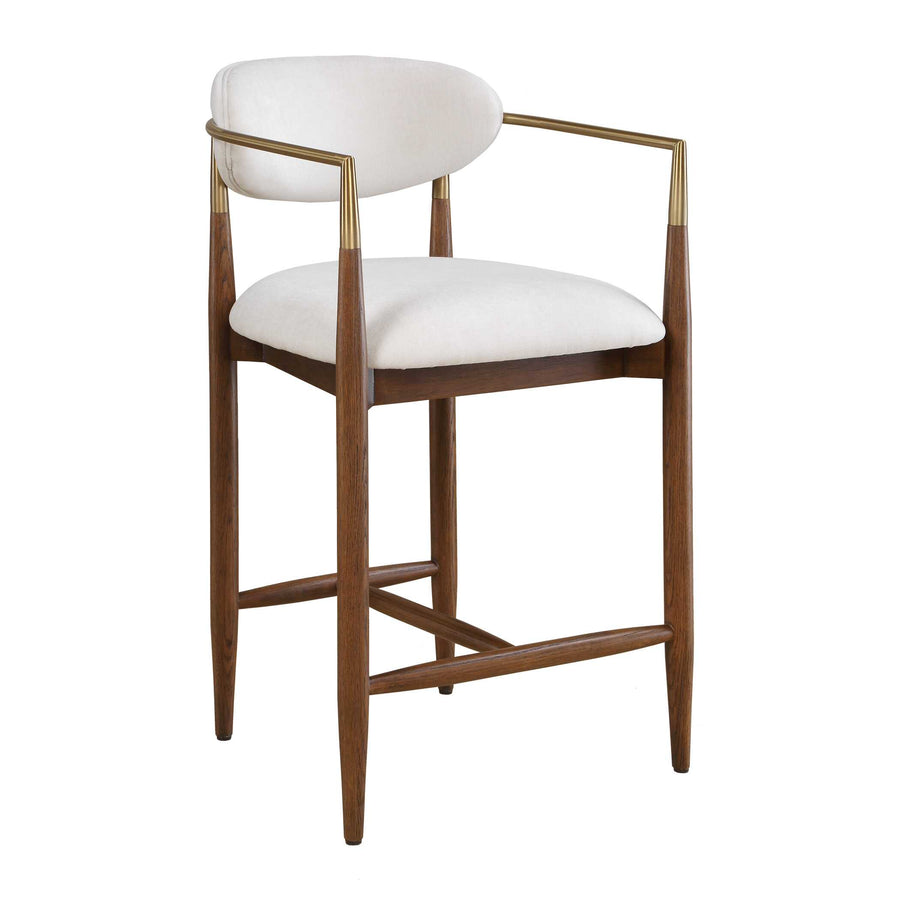 MOXIE WALNUT COUNTER STOOL