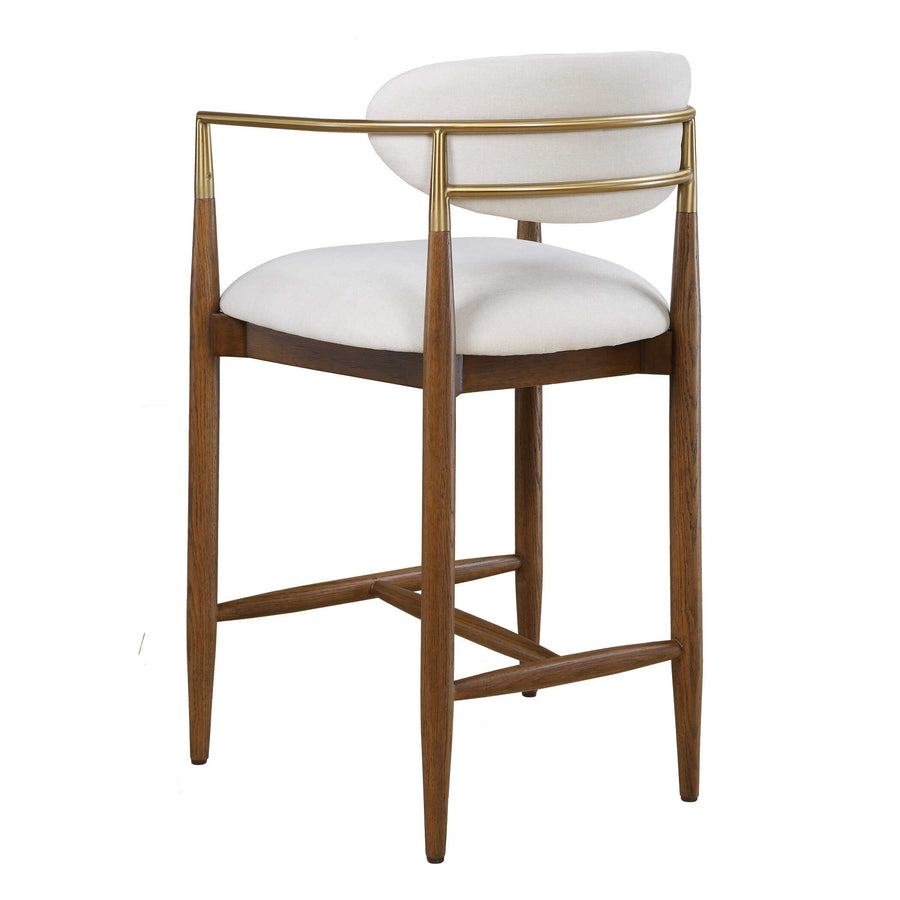 MOXIE WALNUT COUNTER STOOL