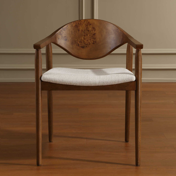 AUGUSTA BURL DINING CHAIR