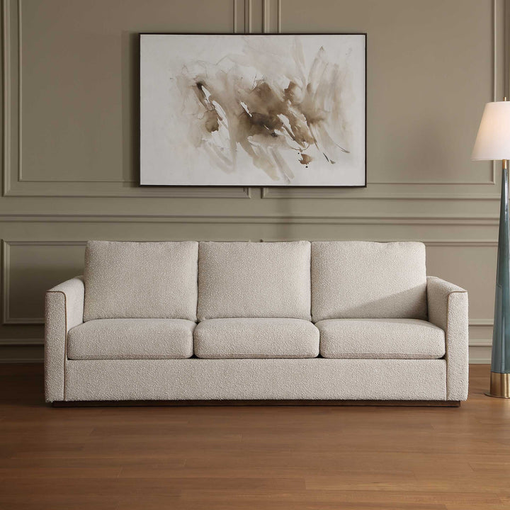 LORIEN CREAM BOUCLE SOFA