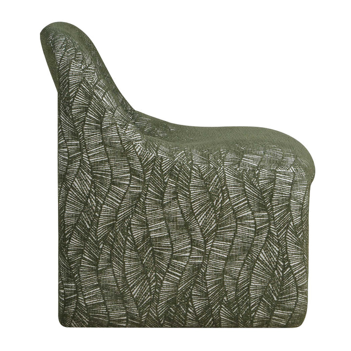 MENLO OLIVE GREEN ACCENT CHAIR