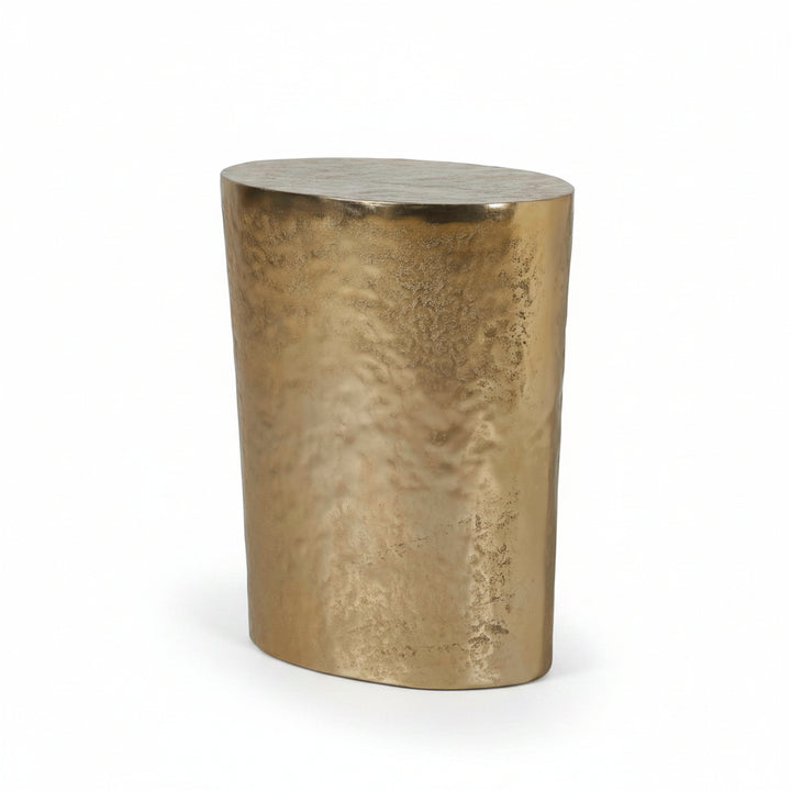 MORA BRASS ALUMINUM ACCENT TABLE