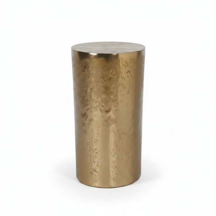 MORA BRASS ALUMINUM ACCENT TABLE