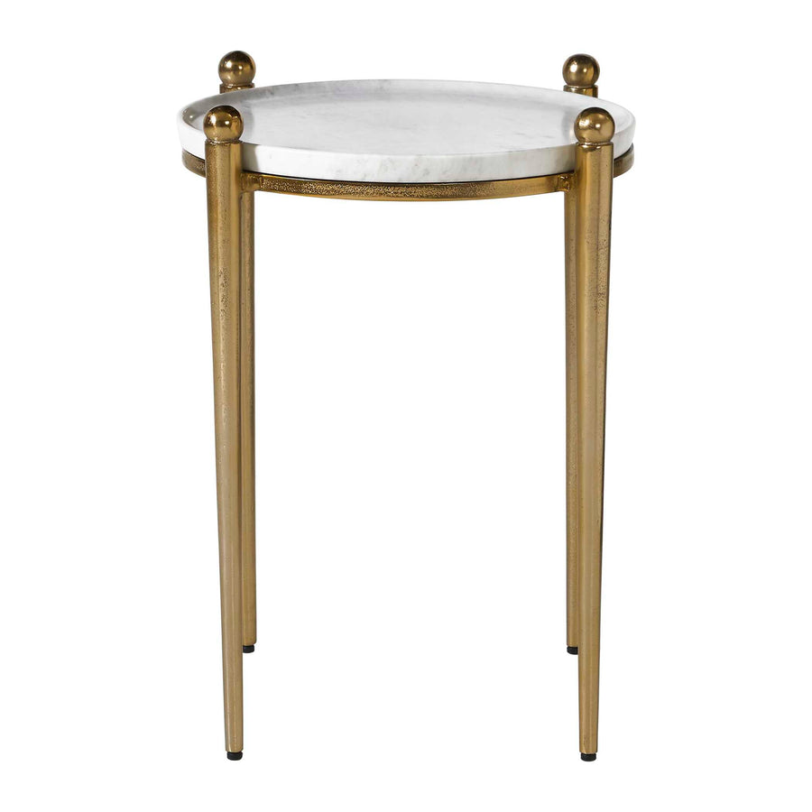 NAHUNTA ANTIQUE BRASS ACCENT TABLE