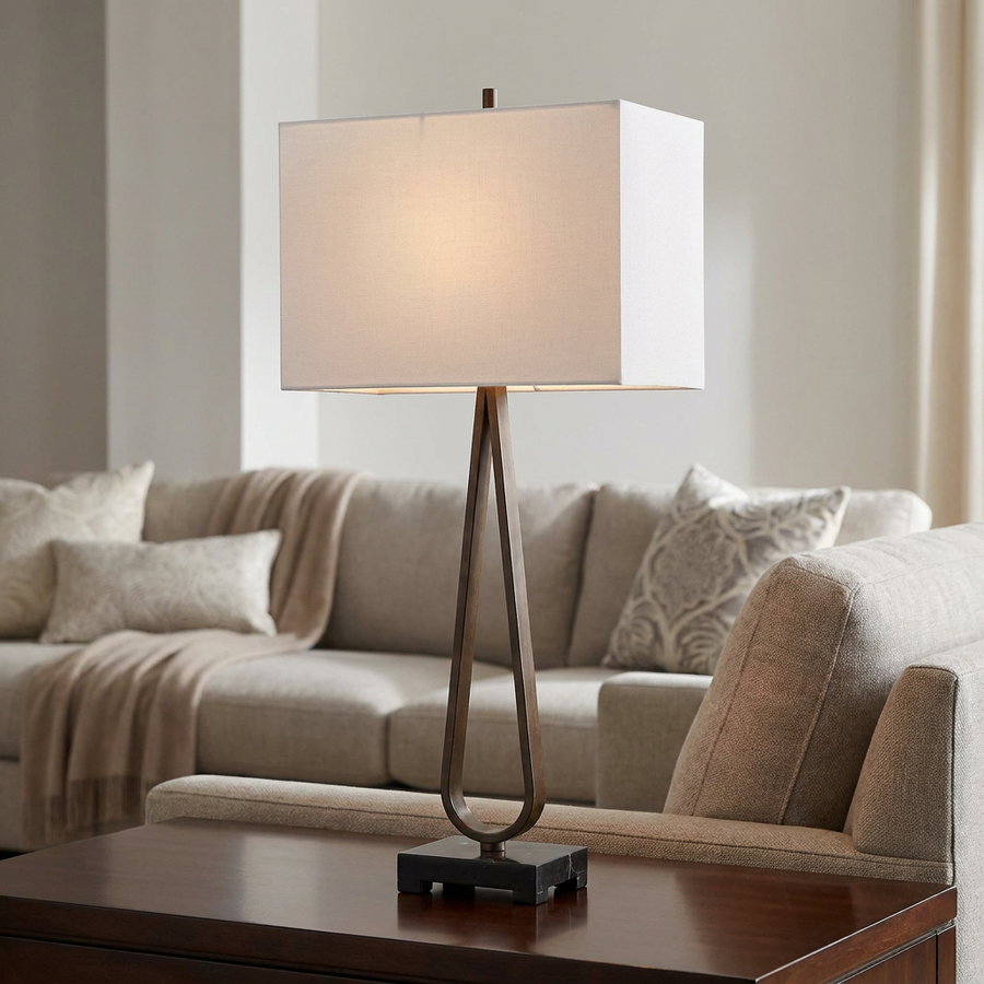 GALLOWAY DARK BRONZE TABLE LAMP