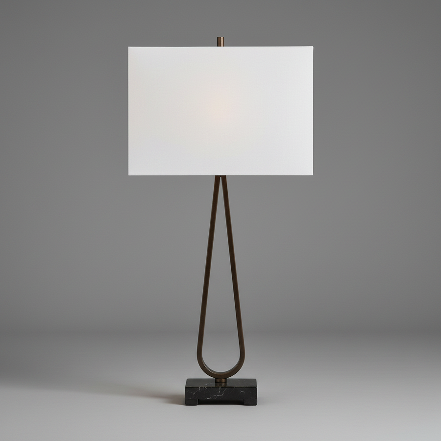 GALLOWAY DARK BRONZE TABLE LAMP