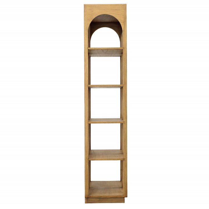 GRECIA MINDI WOOD + CANE BOOKCASE