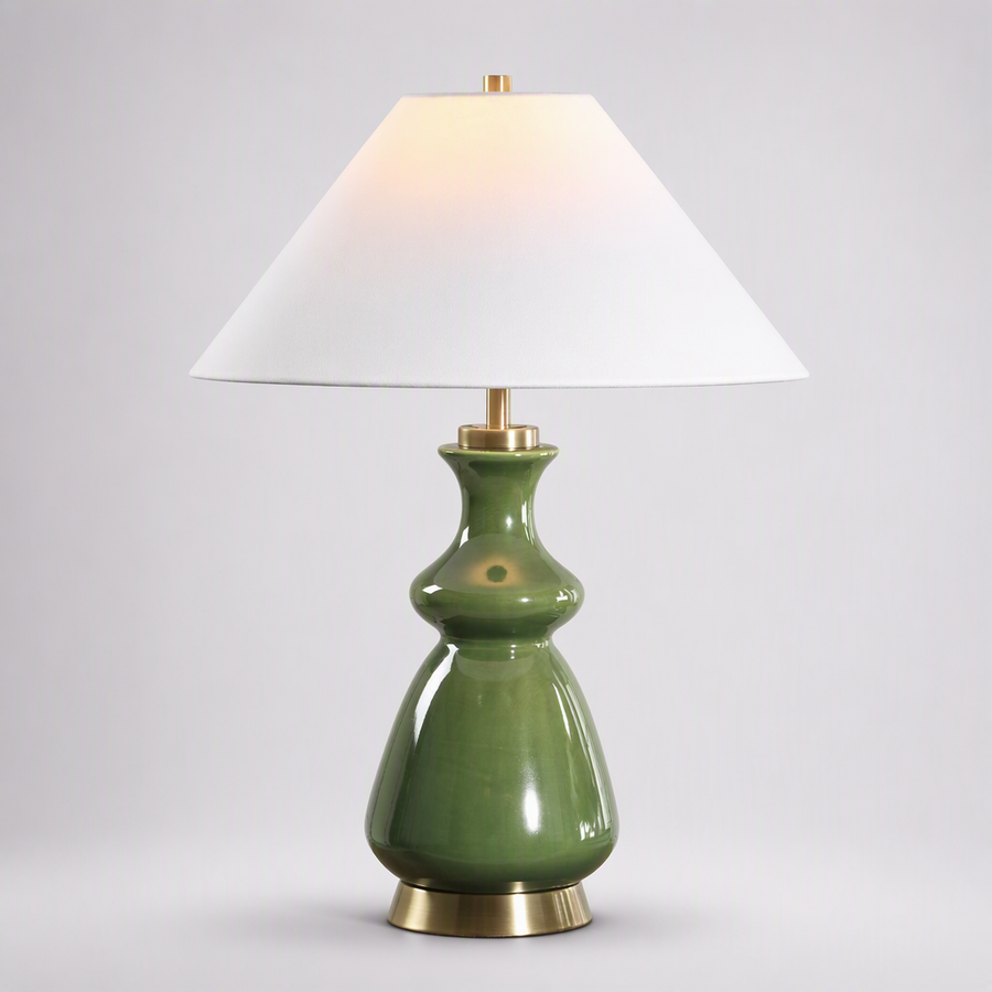 GREEN THUMB CERAMIC TABLE LAMP