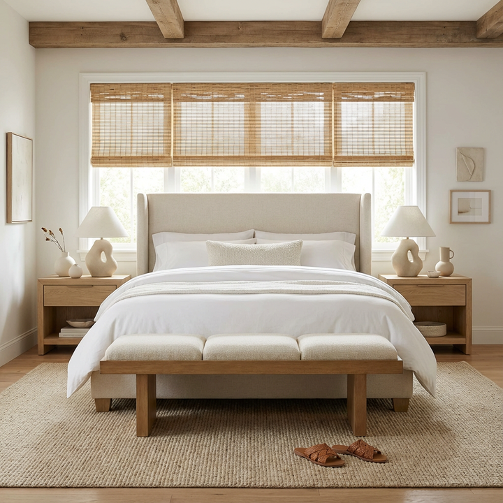 HADEN UPHOLSTERED BEDROOM BENCH