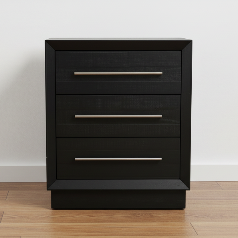 HAROLD BLACK PINE NIGHTSTAND