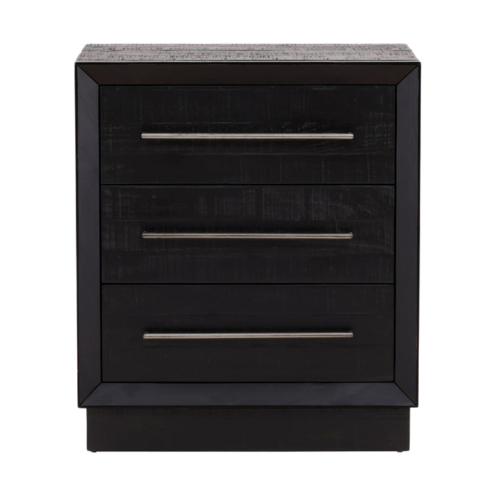HAROLD BLACK PINE NIGHTSTAND
