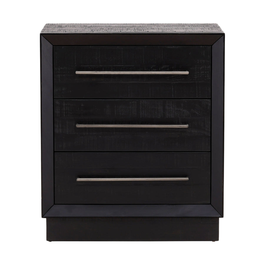 HAROLD BLACK PINE NIGHTSTAND