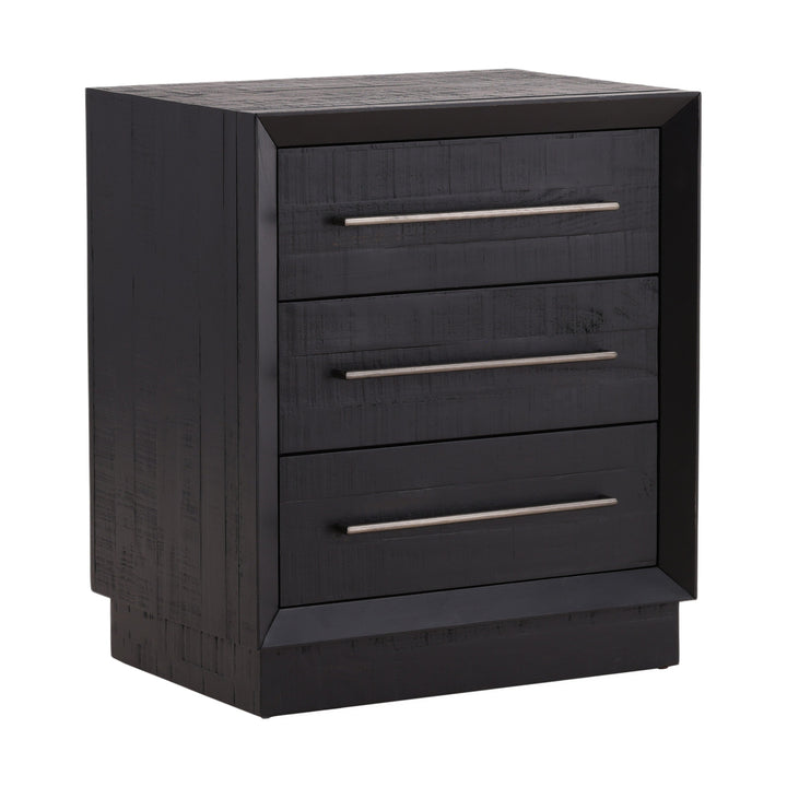 HAROLD BLACK PINE NIGHTSTAND