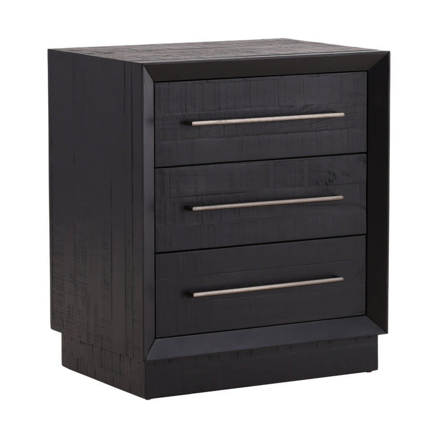 HAROLD BLACK PINE NIGHTSTAND