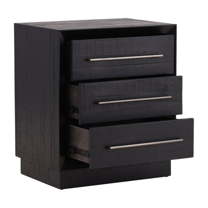 HAROLD BLACK PINE NIGHTSTAND