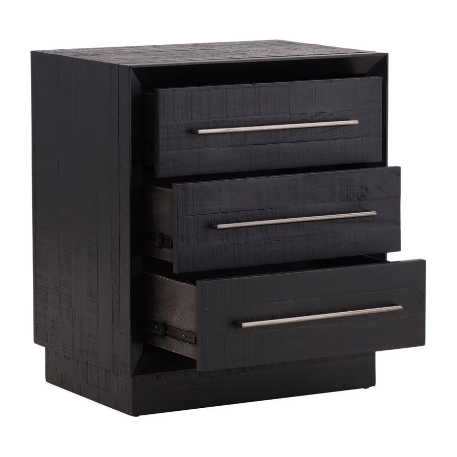 HAROLD BLACK PINE NIGHTSTAND