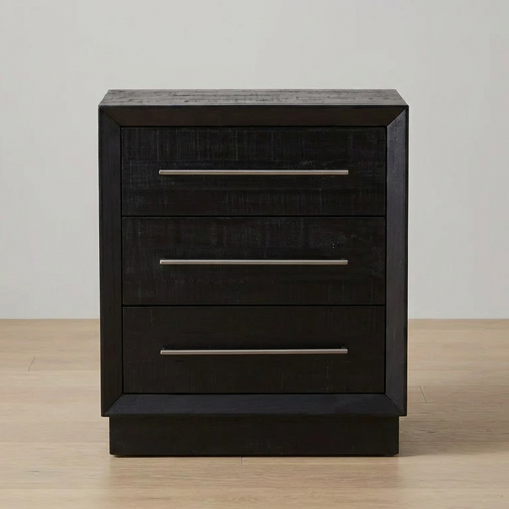 HAROLD BLACK PINE NIGHTSTAND