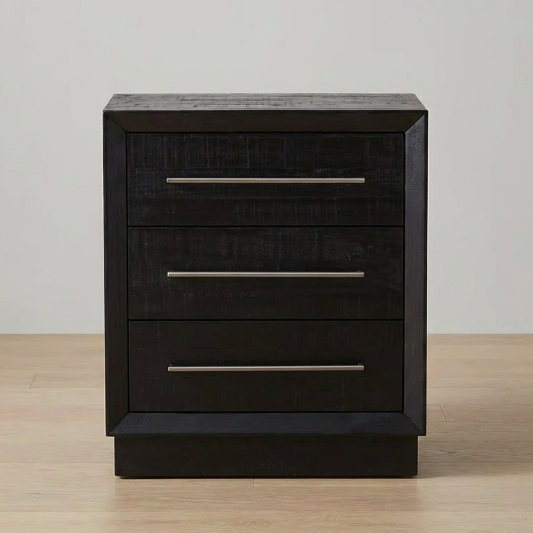 HAROLD BLACK PINE NIGHTSTAND