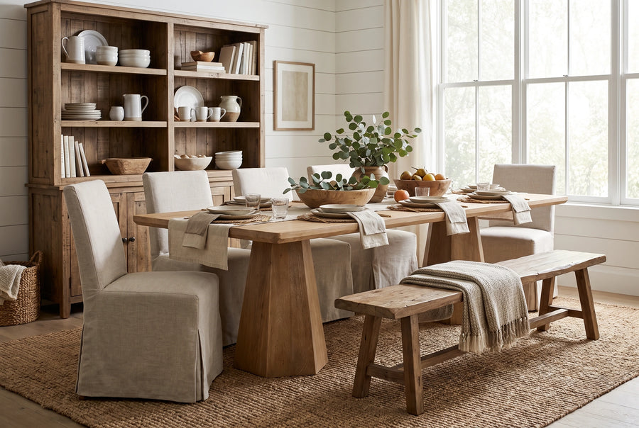 HAVANA NATURAL WOOD DINING TABLE