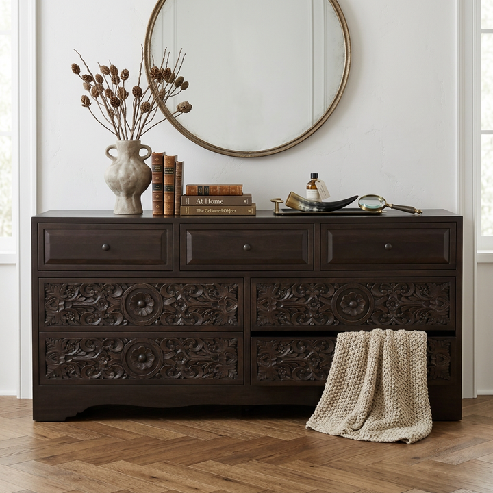 HAVELI VINTAGE BROWN DRESSER