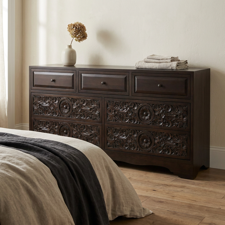 HAVELI VINTAGE BROWN DRESSER