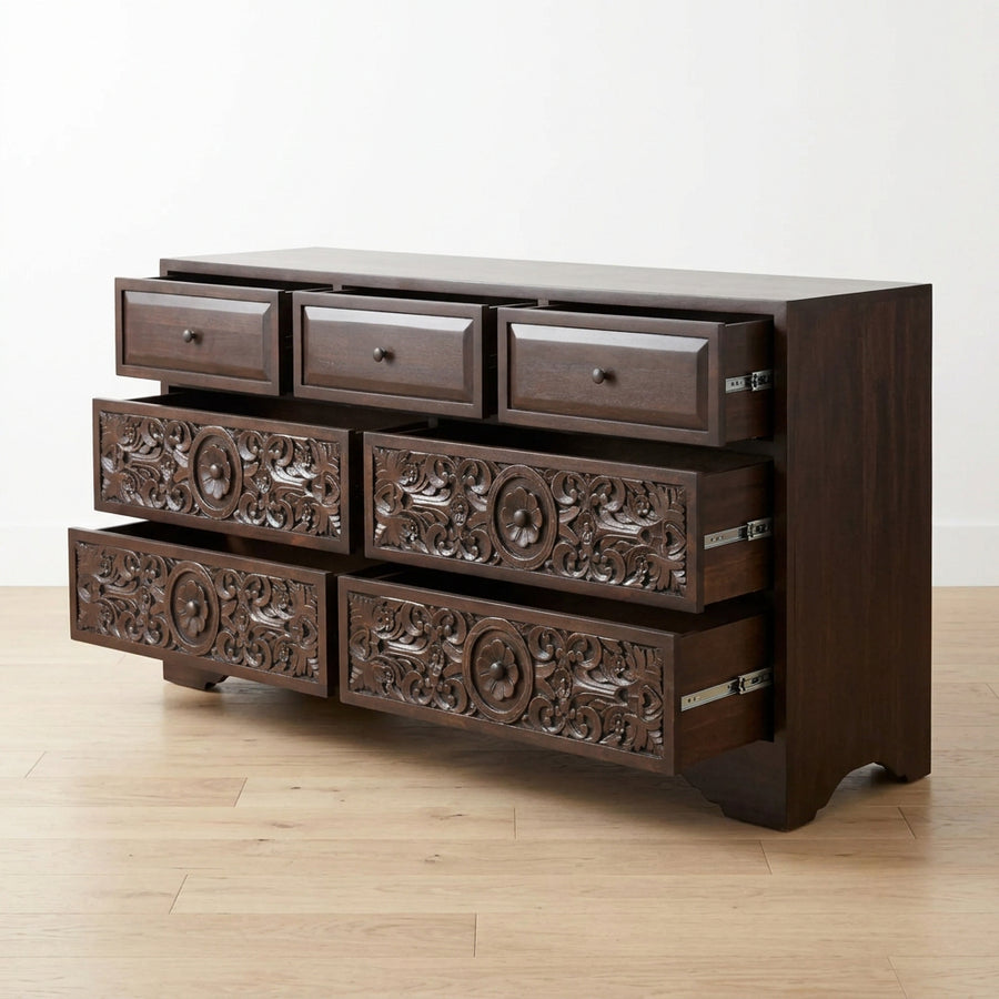 HAVELI VINTAGE BROWN DRESSER