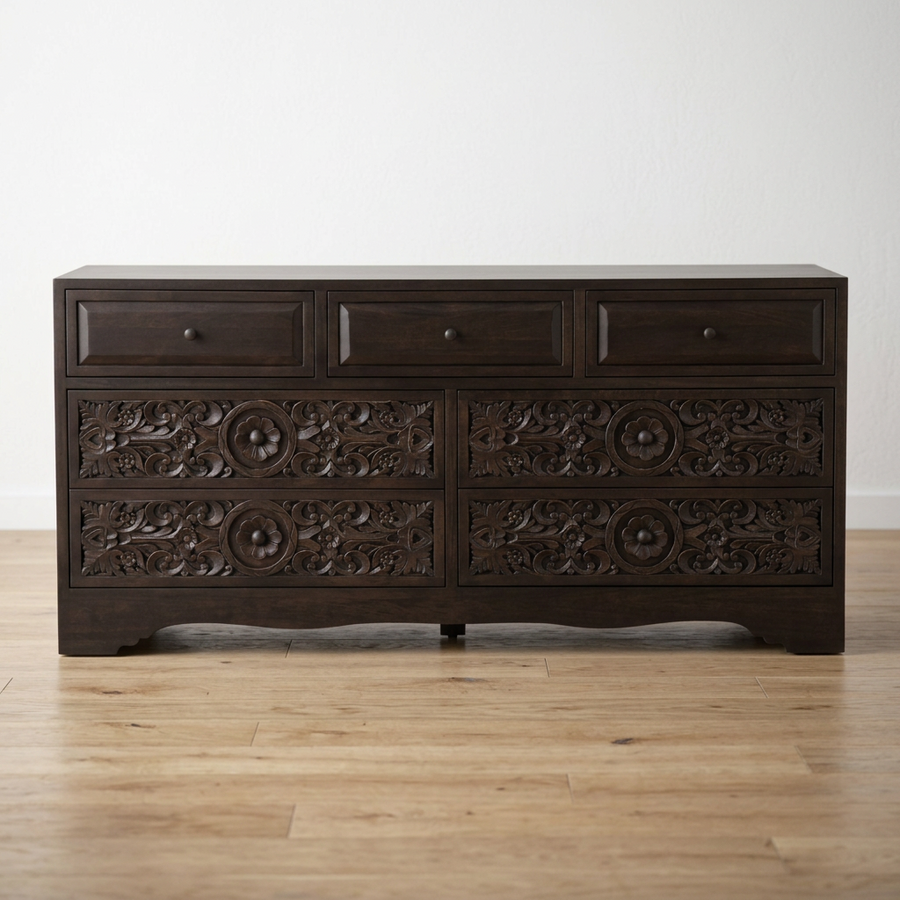 HAVELI VINTAGE BROWN DRESSER