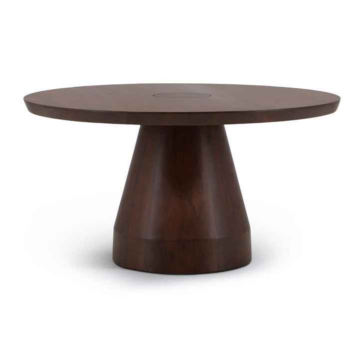 HAWKE 57"RD DARK ACACIA DINING TABLE