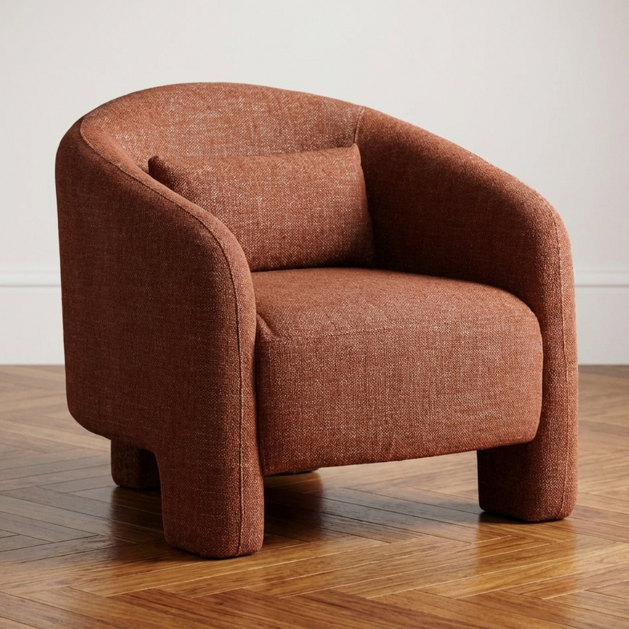 HAYWOOD ARM CHAIR: LOLA RUSSET
