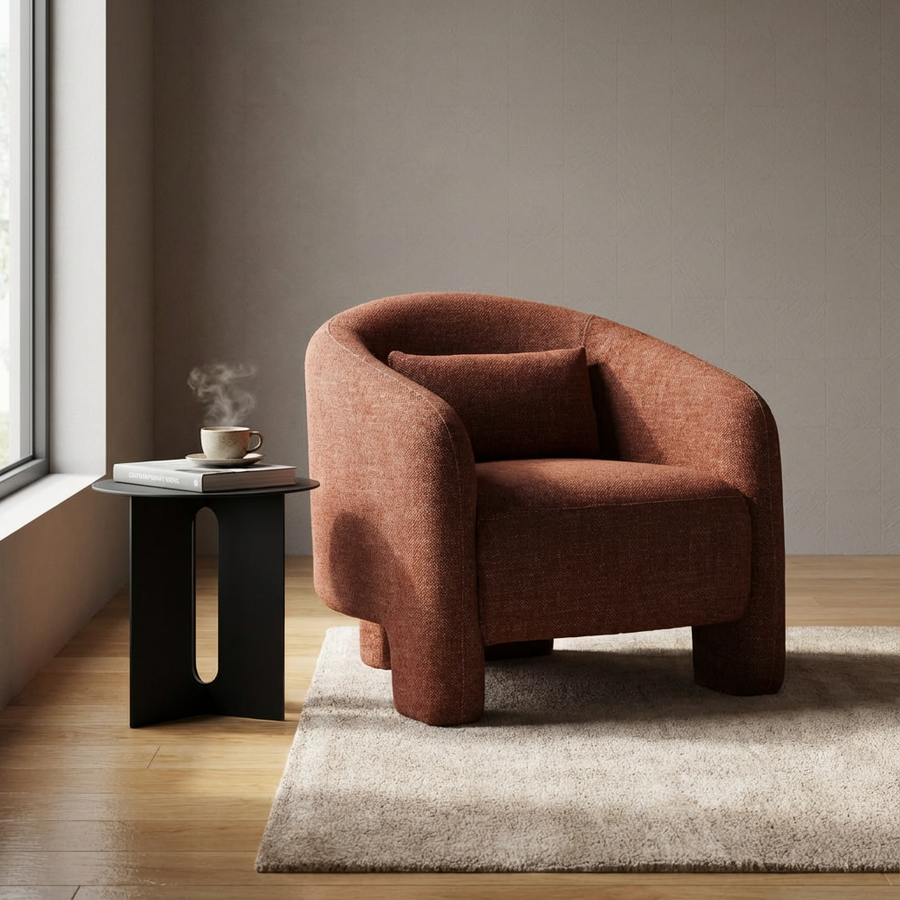 HAYWOOD ARM CHAIR: LOLA RUSSET