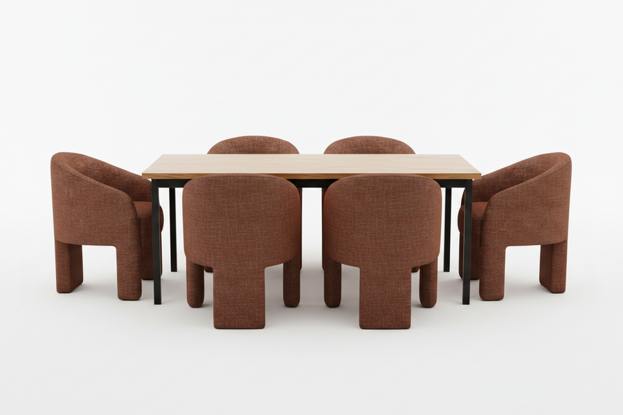 HAYWOOD DINING CHAIR: LOLA RUSSET