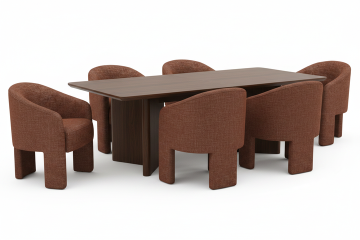 HAYWOOD DINING CHAIR: LOLA RUSSET