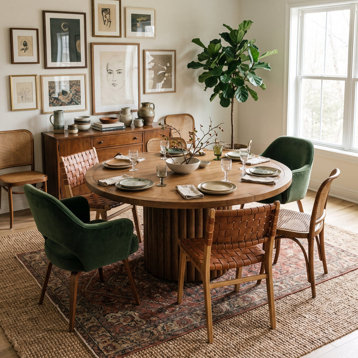 HENDRIX 60"RD DINING TABLE