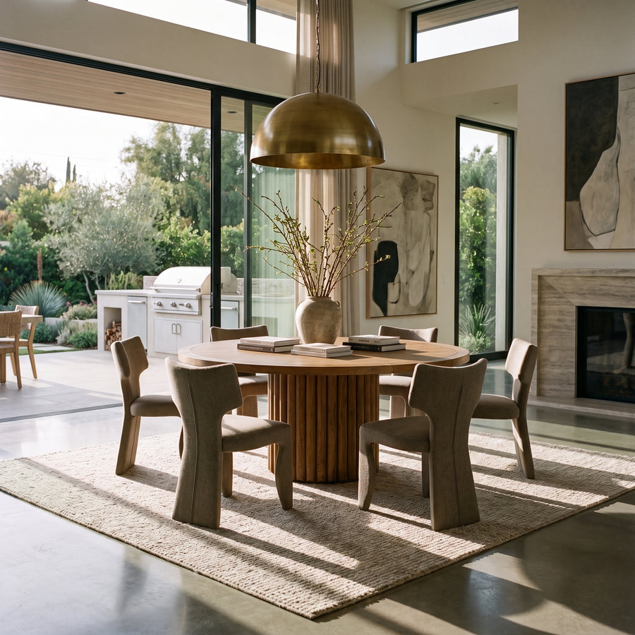 HENDRIX 60"RD DINING TABLE