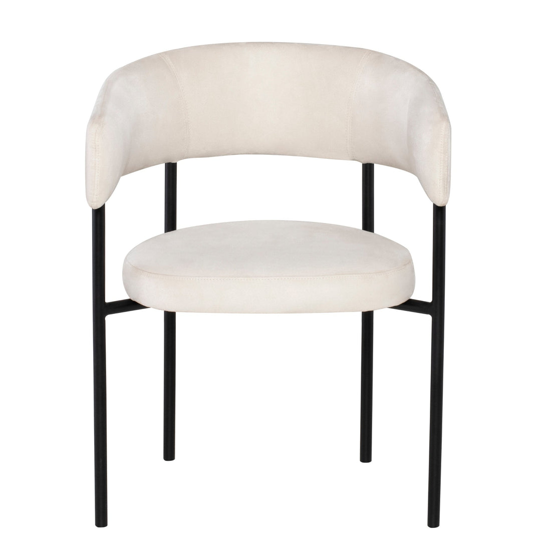 CASSIA DINING CHAIR: CHIANTI MICROSUEDE